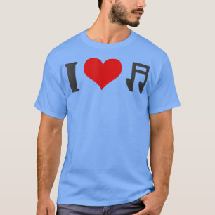 Camiseta Maestra musical me encanta la música con notas de 