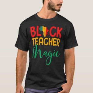 Camiseta Maestra negra magia afroamericana Melanin te
