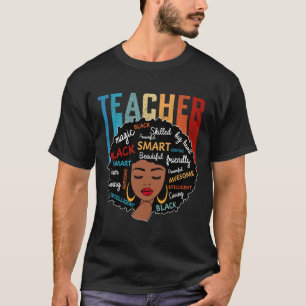 Camiseta Maestra Negra Magia Mes de Historia Negra Cabello