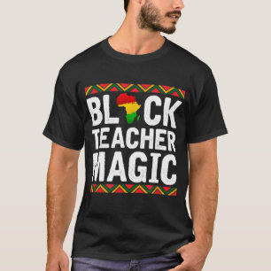 Camiseta Maestra negra mágica historia negra afroamericana