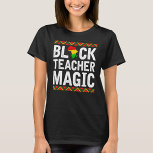 Camiseta Maestra negra mágica historia negra afroamericana