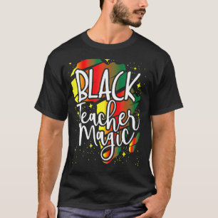 Camiseta Maestra negra mágica historia negra afroamericana