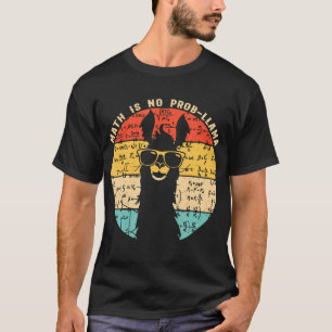 Camiseta Maestra No Es Un Prob Llama Math Llama Teacher