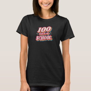Camiseta Maestra O Estudiante Vintage 100° Día De La Escuel