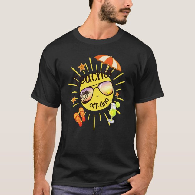 Camiseta Maestra Off Duty Sungafas Beach (Anverso)