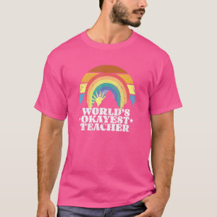 Camiseta Maestra Okayest del mundo vibra a profesora de sex
