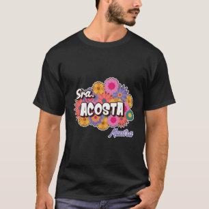 Camiseta Maestra Personalizada Profesora Española Sra Acost