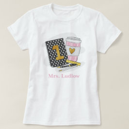 Camiseta Maestra personalizado de primer grado Escuela para