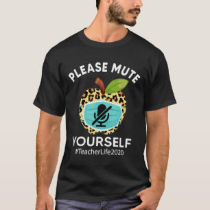 Camiseta Maestra - Profesor virtual Tee, por favor, muévase