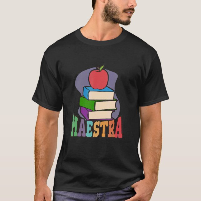 Camiseta Maestra  Proud Spanish Teacher (Anverso)