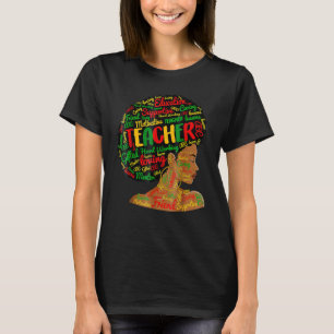 Camiseta Maestra Reina de Historia Negra Melanin Afro P