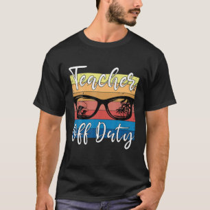 Camiseta Maestra Relax Vintage Retro Spring Beach