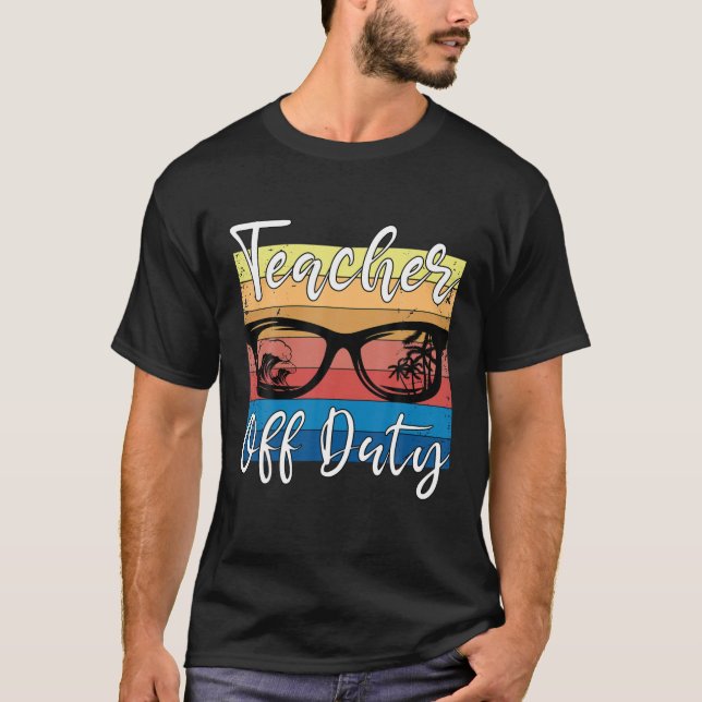 Camiseta Maestra Relax Vintage Retro Spring Beach (Anverso)