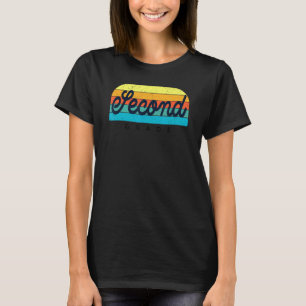 Camiseta Maestra Retro Arcoiris Segundo Grado Grader Cute