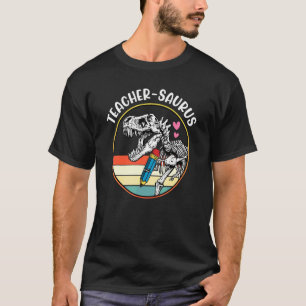 Camiseta Maestra Saurus Dinosaur Profesora Rex Enseñanza
