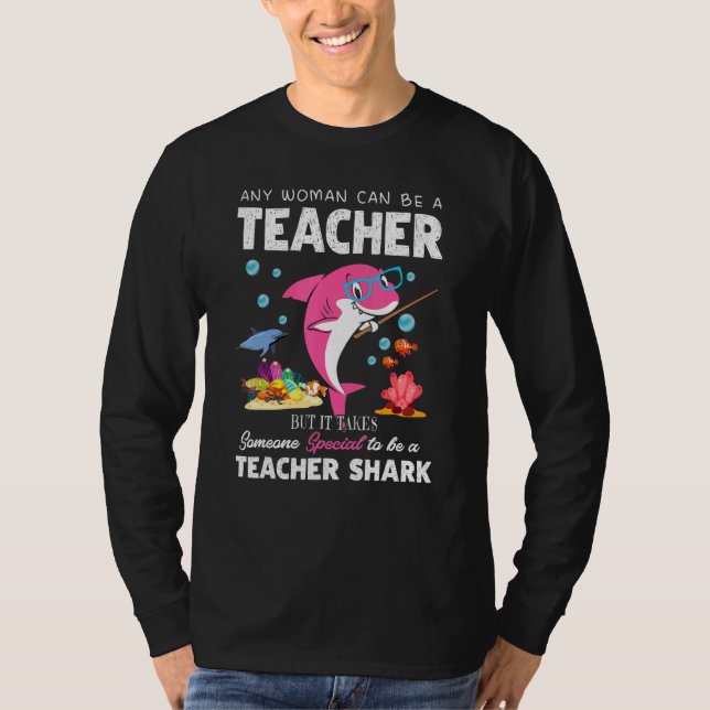 Camiseta Maestra Shark Doo Doo Doo Shark (Anverso)