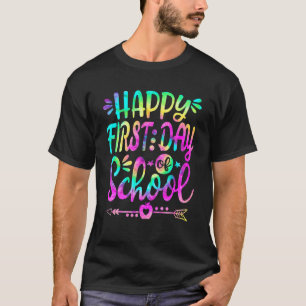 Camiseta Maestra Tie Dye Hola Verano Feliz Primer Día De Sc