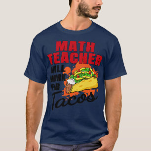 Camiseta Maestra Trabajará Para Tacos
