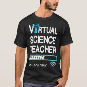 Camiseta Maestra virtual ahora cargando de nuevo a la cienc