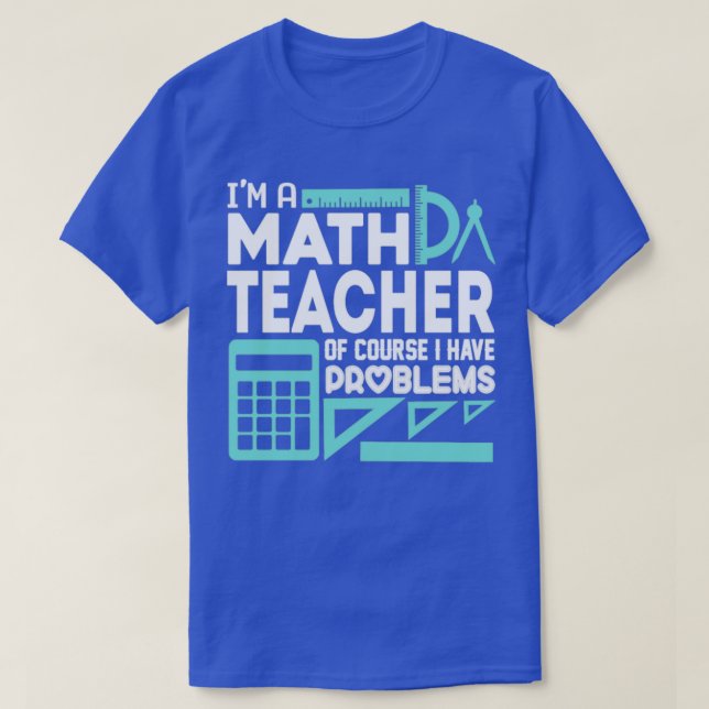 Camiseta Maestra Y Yo Tenemos Problemas (Diseño del anverso)