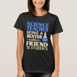 Camiseta Maestras De Ciencia Mentor Y Amiga Para Estudiar