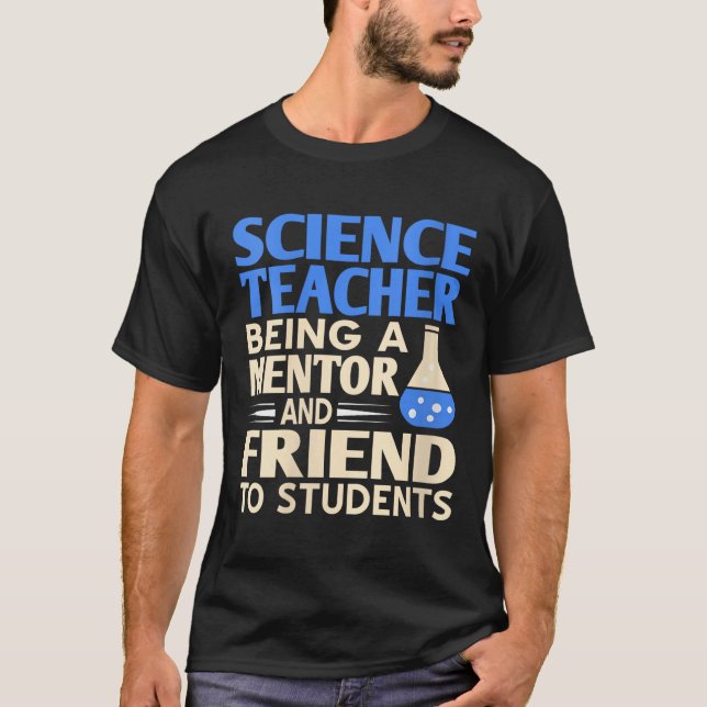 Camiseta Maestras De Ciencia Mentor Y Amiga Para Estudiar (Anverso)