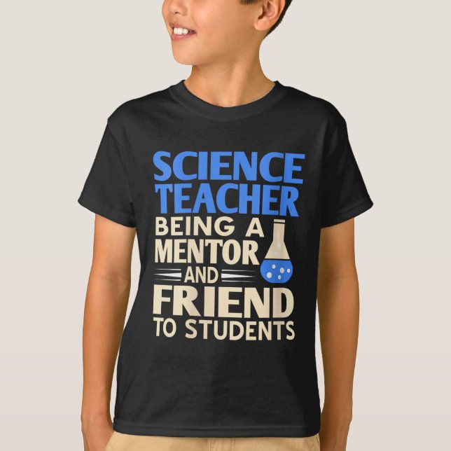 Camiseta Maestras De Ciencia Mentor Y Amiga Para Estudiar (Anverso)