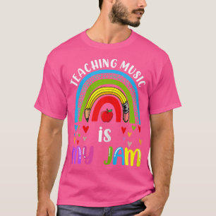 Camiseta Maestras De Vuelta A La Escuela De Arcoiris Enseña