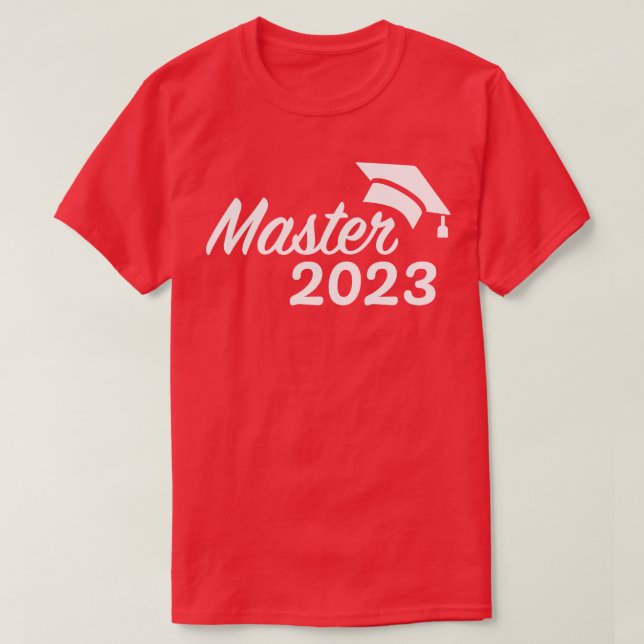 Camiseta Maestría 2023 para graduados (Diseño del anverso)