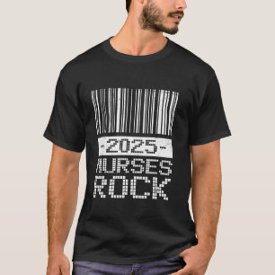 Camiseta Maestría 2025 NURSES ROCKs Divertido M SN