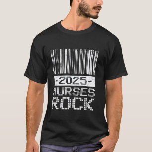 Camiseta Maestría 2025 NURSES ROCKs Divertido M SN