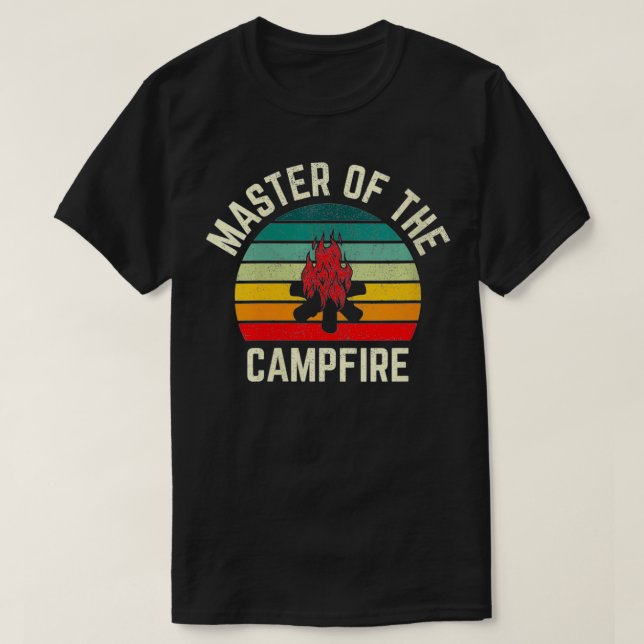 Camiseta Maestría de Campfire Camping VNec (Diseño del anverso)