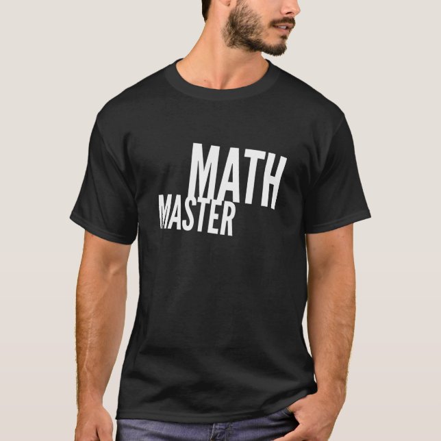 Camiseta Maestría de matemáticas (Anverso)