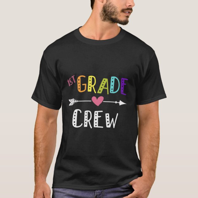 Camiseta Maestría de primer día de escuela de primer grado  (Anverso)