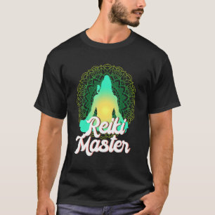 Camiseta Maestría de Reiki Chakra Espíritu de energía de cu