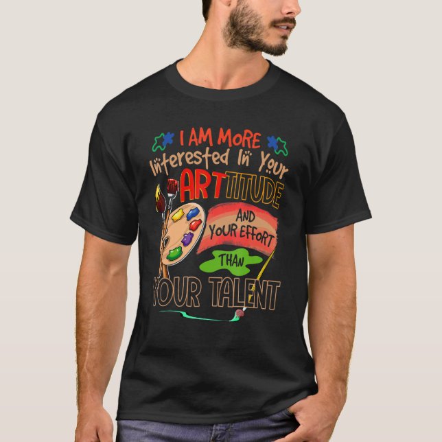 Camiseta Maestría en Arte Estudiantil Artista Escolar Dolor (Anverso)