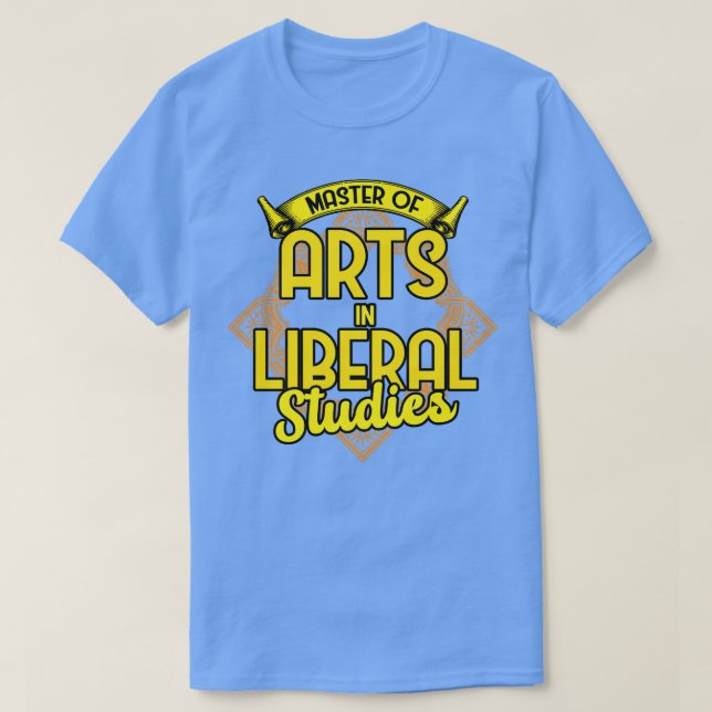 Camiseta Maestría en Artes en Estudios Liberales (Diseño del anverso)