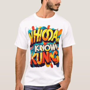 Camiseta Maestría en Artes Marciales - "¡Guau! Sé Kung"