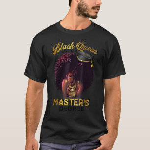 Camiseta Maestría En Chica Africana Melanin Graduate Sch