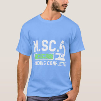 Camiseta Maestría en Ciencias Carga completa Maestría