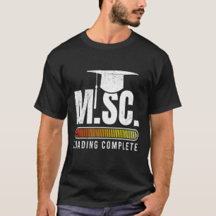 Camiseta Maestría en ciencias de la licenciatura en licenci