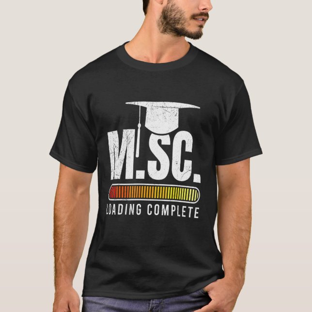 Camiseta Maestría en ciencias de la licenciatura en licenci (Anverso)