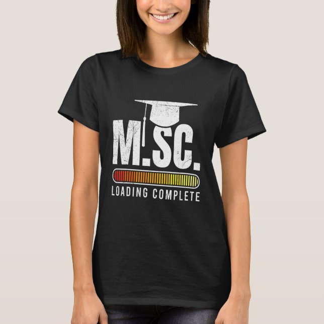 Camiseta Maestría en ciencias de la licenciatura en licenci (Anverso)