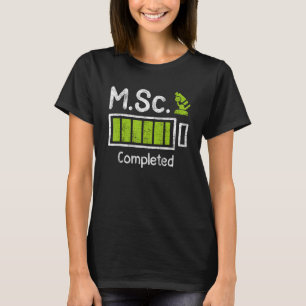 Camiseta Maestría en Ciencias de M Sc finalizada 1