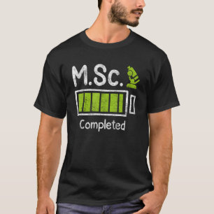 Camiseta Maestría en Ciencias de M Sc finalizada 1
