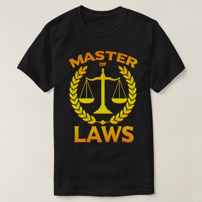 Camiseta Maestría en Derecho (Diseño del anverso)