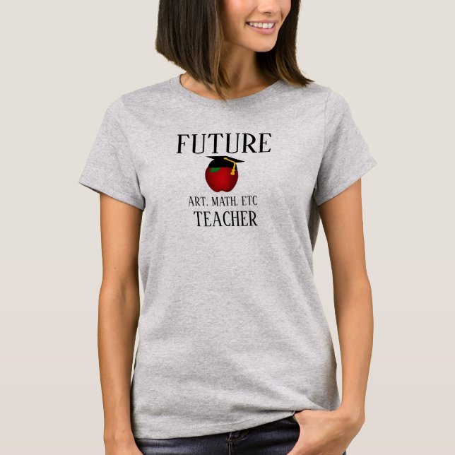 Camiseta Maestría en el futuro de la graduación de Apple pe (Anverso)