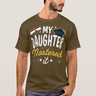 Camiseta Maestría en Graduación de Mi Hija Maestría En Clas