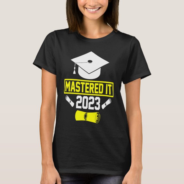 Camiseta Maestría En La Escuela De Graduación 2023 (Anverso)