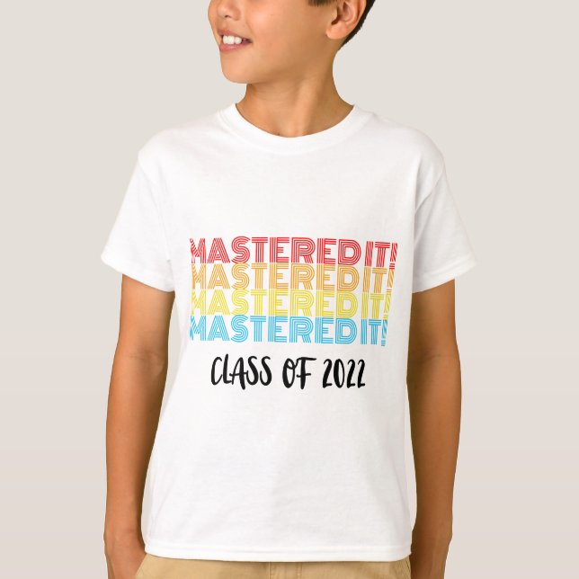 Camiseta Maestría en licenciatura 2022 para él (Anverso)